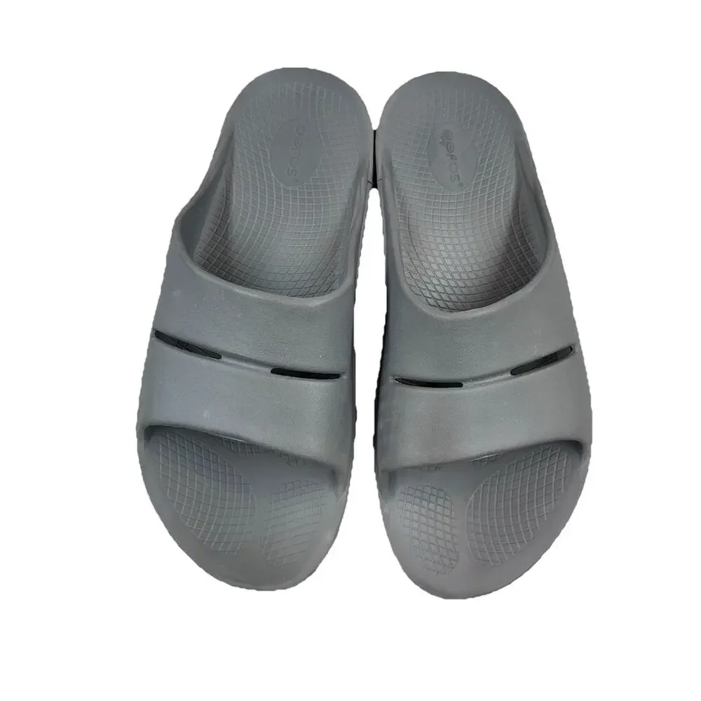 OOFOS Recovery Slide Sandals Gray  Men’s 14 Women’s 12  EU 45